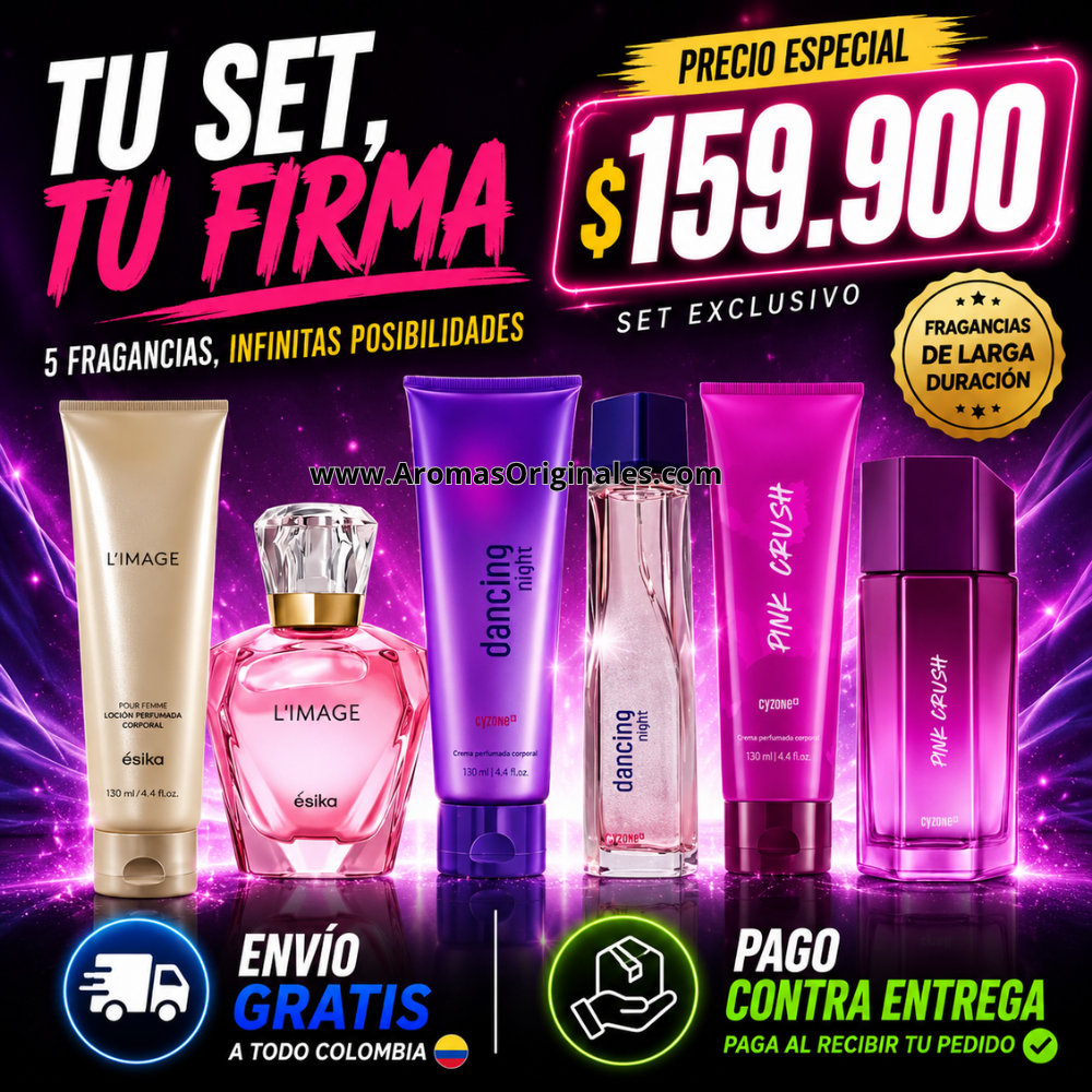 Set ¡Tu Aroma Tu Firma!