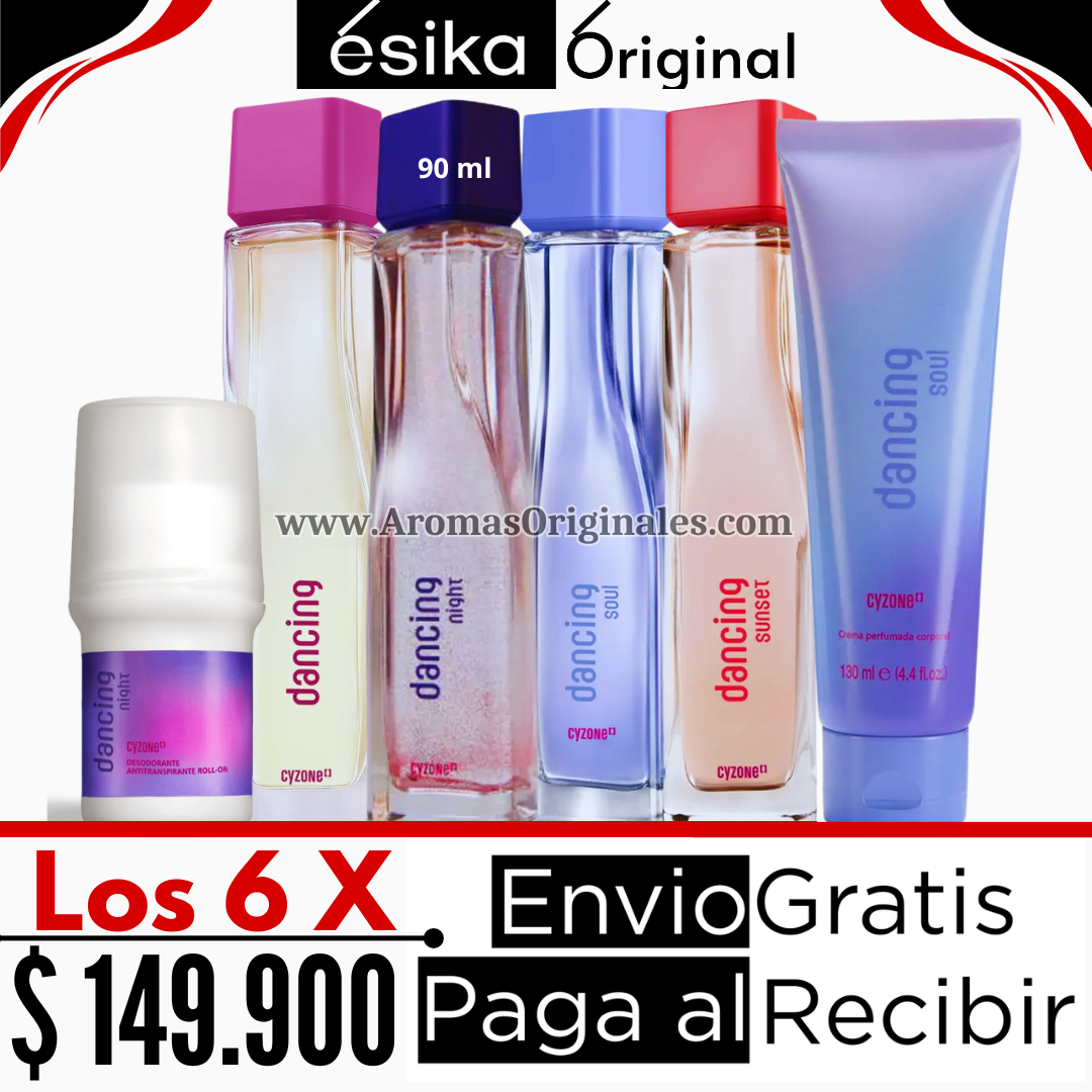 Dancing + Dancing Night + Dancing Sunset + Dancing Soul + Locion Soul + Desodorante