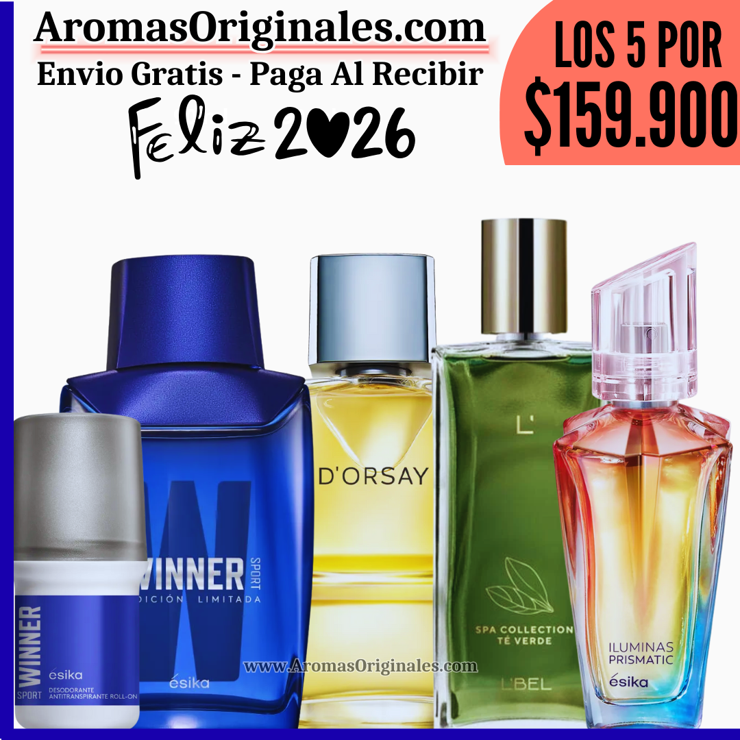 D'orsay + Iluminas + Winner Sport + Spa Green + Desodorante