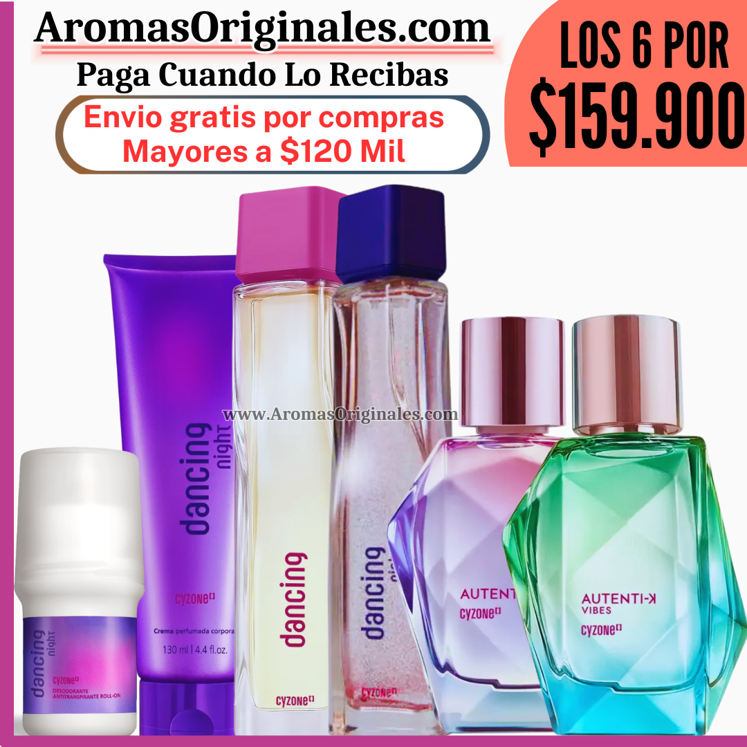 Dancing + Dancing Night + Autentik + Autentik Vibes + Crema + Desodorante