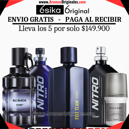 All Black + Nitro + Fist + Nitro Night + Desodorante