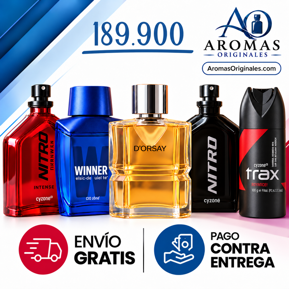 D'orsay + Winner Sport + Nitro + Nitro Intense + Trax