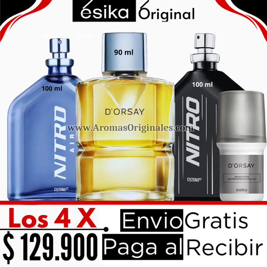 D'orsay + Nitro Air + Nitro + Desodorante