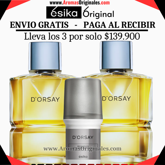 D'orsay X2 + desodorante