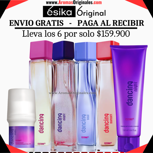 Dancing + Dancing Night + Dancing Sunset + Dancing Soul + Locion + Desodorante