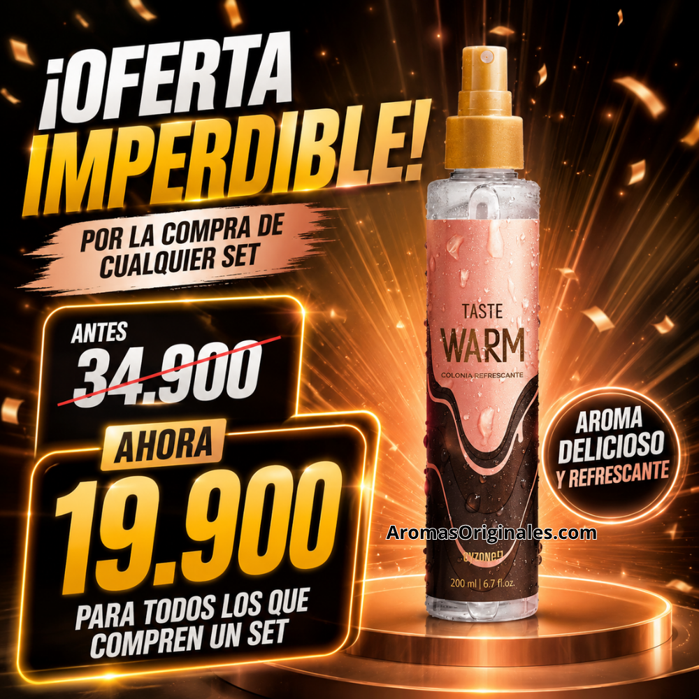 Taste Warm -  Promocion valida solo por la compra de 1 Set