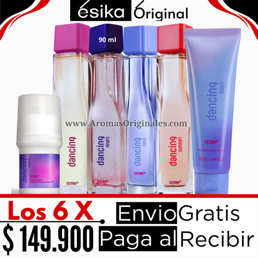 Dancing + Dancing Night + Dancing Sunset + Dancing Soul + Locion Soul + Desodorante