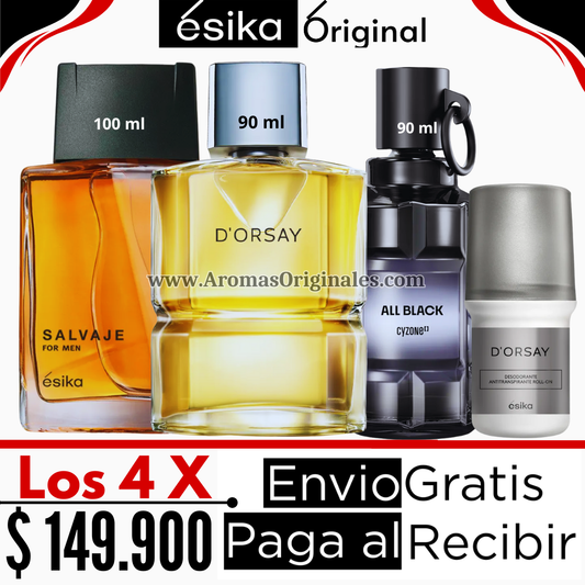 D'orsay + Salvaje + All Black