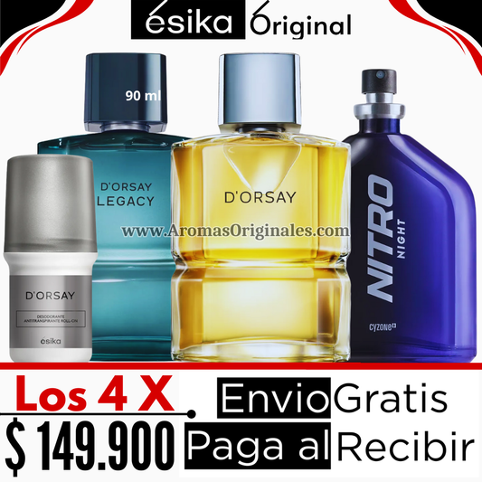 D'orsay + D'orsay Legacy + Nitro Night + Desodorante