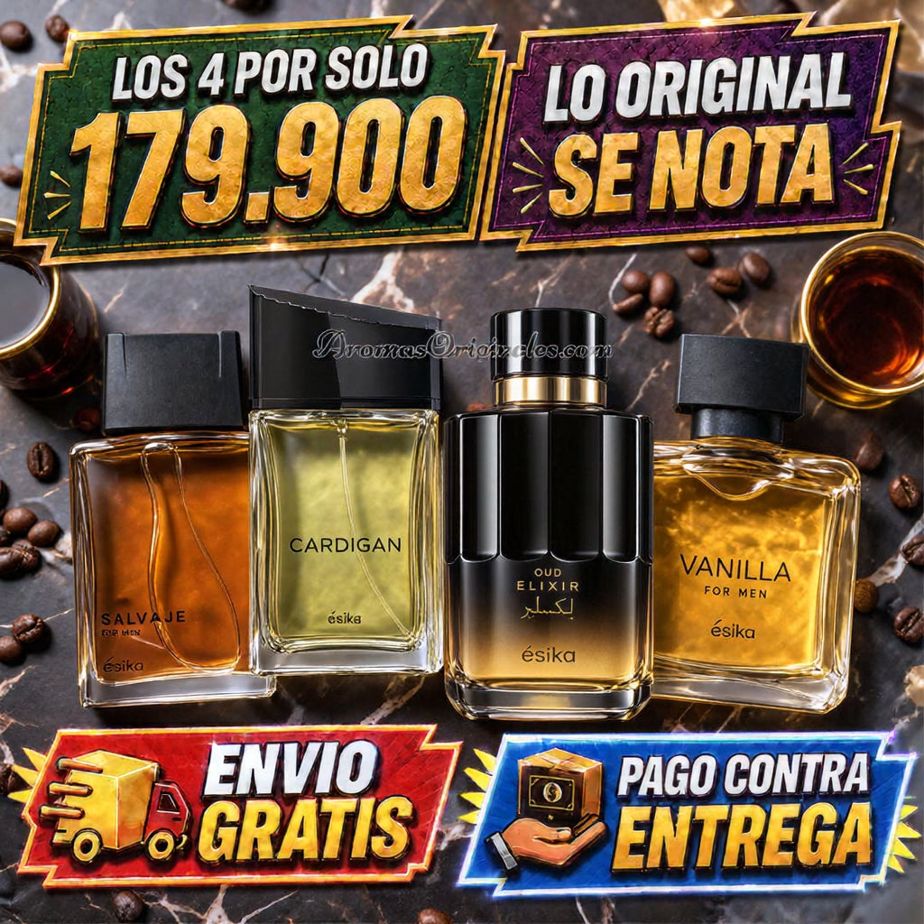 Elixir + Cardigan + Salvaje + Vainilla