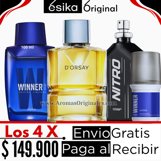 D'orsay + Winner Sport + Nitro + Desdorante