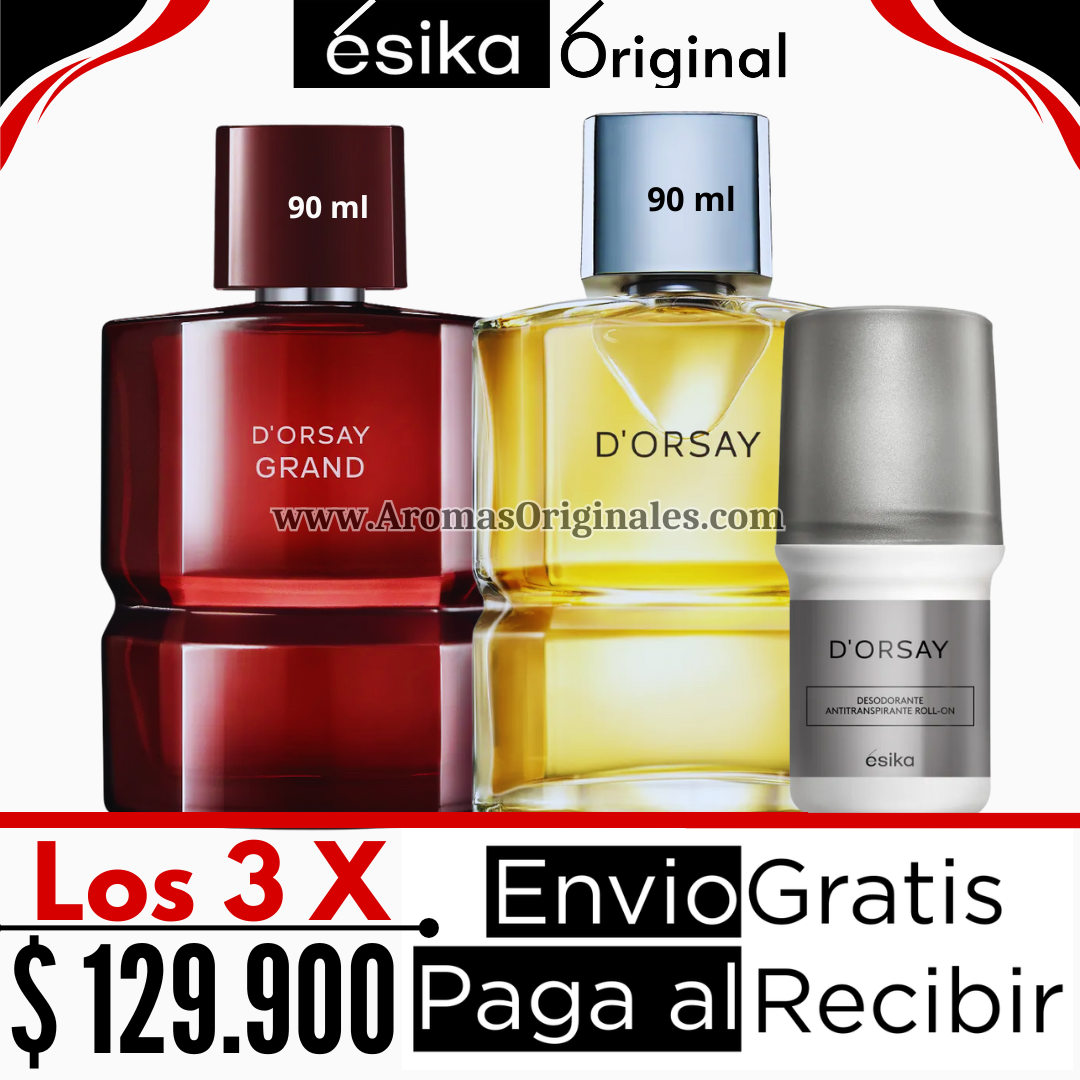 D'orsay Grand + D'orsay + Desodorante.
