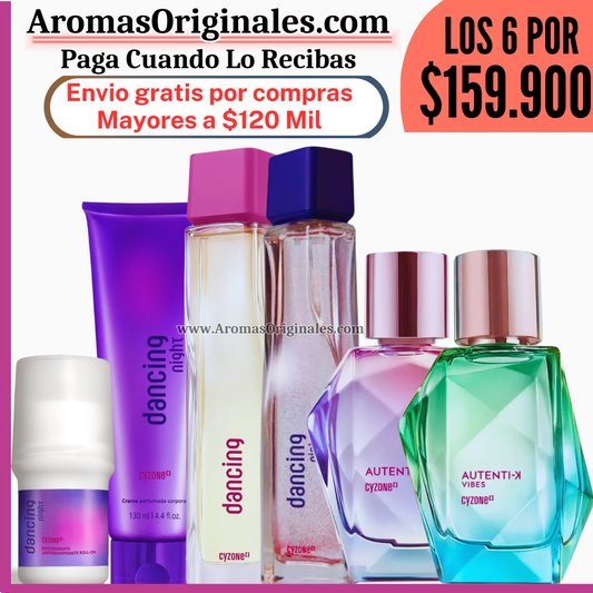 Dancing + Dancing Night + Autentik  + Autentik Vibes + Crema + Desodorante