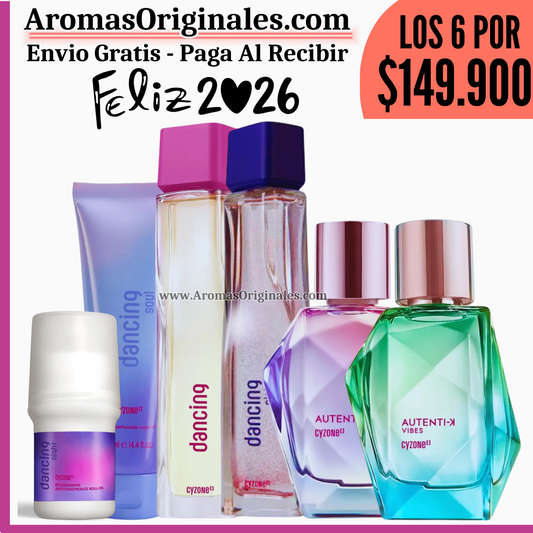 Dancing + Dancing Night + Autentik  + Autentik Vibes + Locion Soul + Desodorante