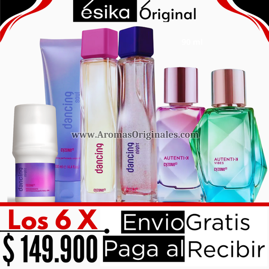 Dancing + Dancing Night + Autentik  + Autentik Vibes + Locion Soul + Desodorante