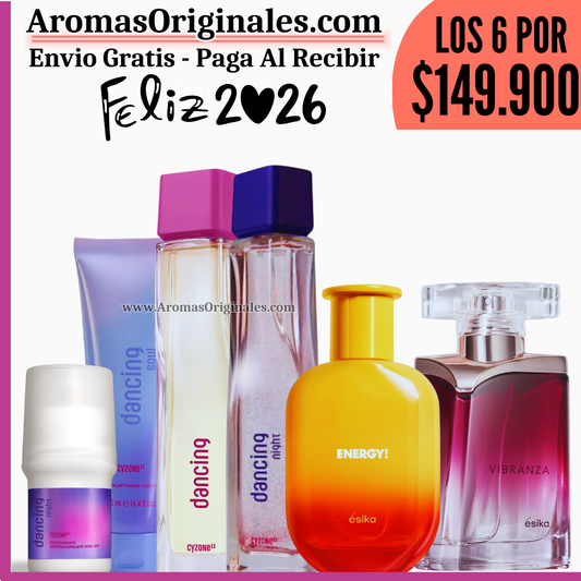 Dancing + Dancing Night + Vibranza Clasica + Energy + Locion + Desodorante