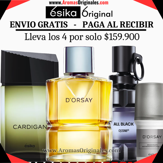 D'orsay + All Black + Cardigan + Desodorante