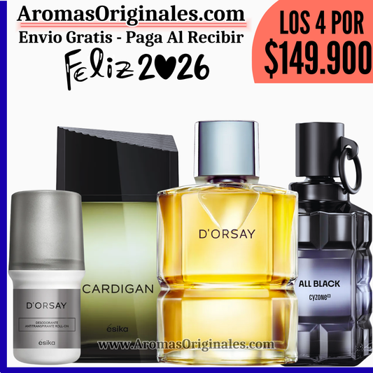 D'orsay + All Black + Cardigan + Desodorante