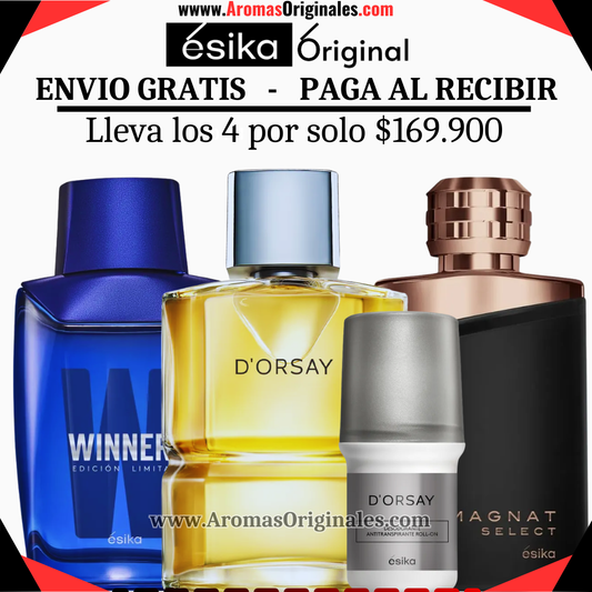 D'orsay + Winner Sport + Magnat Select +  Desodorante