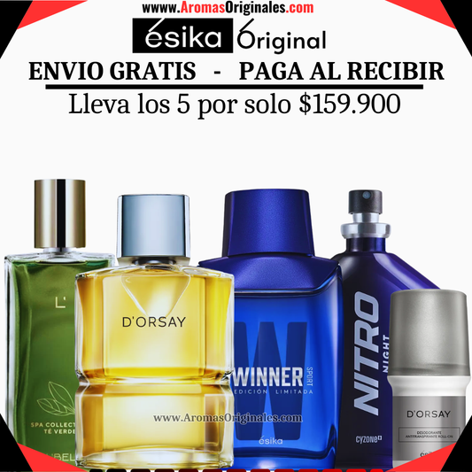 D'orsay + Winner sport + Spa Green + Nitro Night + Desodorante