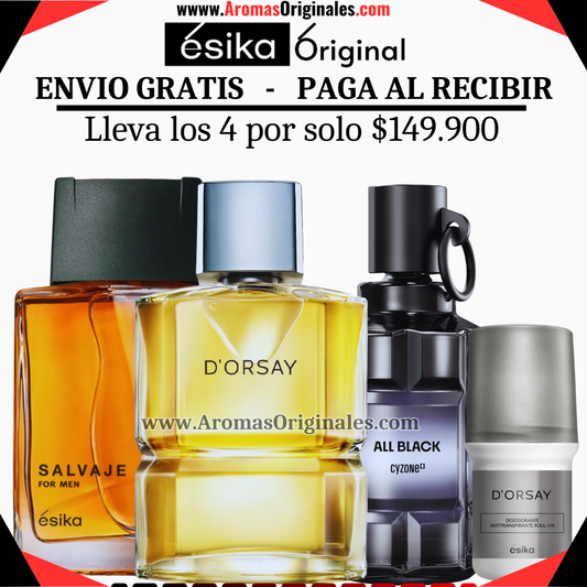 D'orsay + Salvaje + All Black