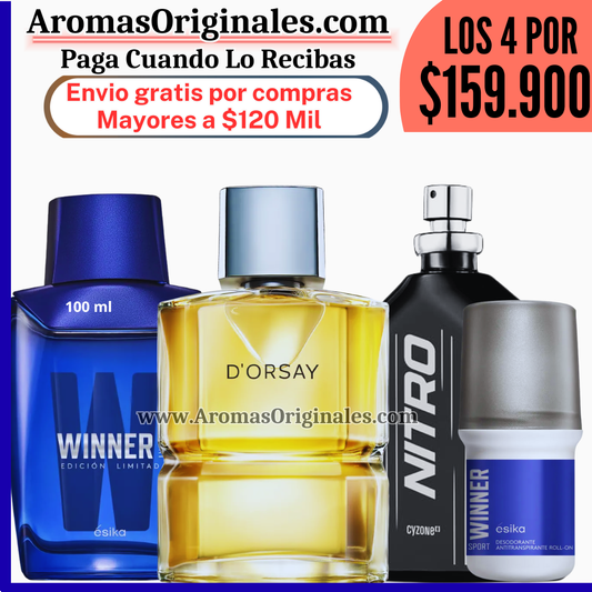 D'orsay + Winner Sport + Nitro + Desdorante